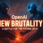 صحنه دادگاه نبردهای حقوقی OpenAI با تکنولوژی هوش مصنوعی و اسناد قانونی