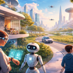 زندگی روزمره انسان‌ها در سال ۲۰۳۵ با حضور هوش مصنوعی، شهرهای هوشمند و دستیارهای دیجیتال